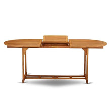 East West Furniture BBSTXNA Patio Dining Table Outdoor Oval Acacia Wood Table, 36x78 Inch, Natural Oil
