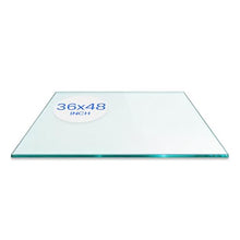 Dulles Glass 36X48 inch Rectangular Glass Table Top - Tempered - 1/4" Thick Glass Surface, Safe Flat Polished, Eased Corners, Multipurpose for Dining, Patio, Coffee and End Table