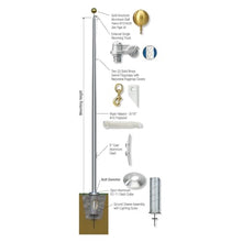 Super Tough 25 Ft Continental Series Aluminum Commercial Flagpole