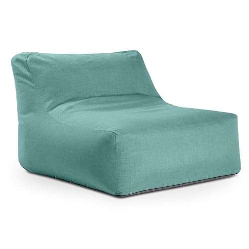 Jaxx Coza Outdoor Chair - Large Bean Bag Lounge Chair for Poolside & Patio Lounging - Sunbrella, Breeze