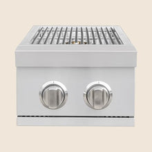 The Chimney Shop Summerset Quest, TRL, and Sizzler Built-in Double Side Burner for Natural Gas Outdoor Kitchens Dual Burner Stainless Steel Side Cooker