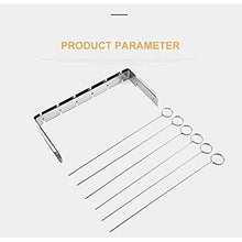 Portable Stainless Steel BBQ Grill Folding BBQ Grill Mini Pocket BBQ Grill Barbecue Accessories for Home Park Use