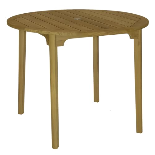 Royal Teak Collection ADBT50 Admiral Round Bar Table, 50-Inch