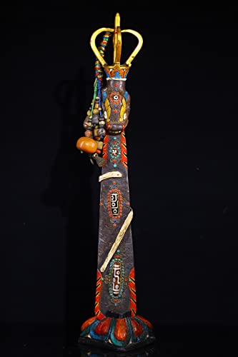 Generic Tibetan Temple Collection Dzi Beads Vajra Phurpa Magic Weapon