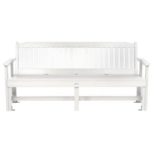 Sequoia Professional CM-BENSQ62-WHE Commercial Grade Exeter 6 Foot Garden Bench, White