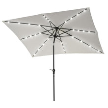 MODADA umbrella outdoor patio Outside Shade large patio umbrellas Windproof offset patio umbrella with solar lights Umbrellas patio unbrella's with lights patio umbrella solar for patio, lawn