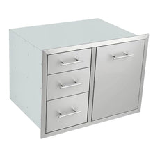 Outdoor Kitchen Drawer 29'' x 20'' x 21'' - Weatherproof Stainless Steel