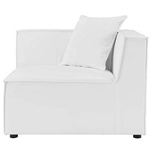 Ergode Outdoor Patio Saybrook Upholstered 6-Piece Sectional Sofa | Comfortable & Stylish | All-Weather & UV-Resistant | French Piping | Aluminum Frame | 300 lbs Weight Capacity