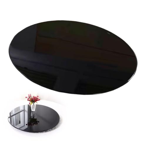 BEWEGNLNHK 20" 36" 39" 40" Round Glass Table Top Transparent Tempered Glass Table Top Replacement Round Glass Top 5/16" Thick Tabletop(100cm(40in))