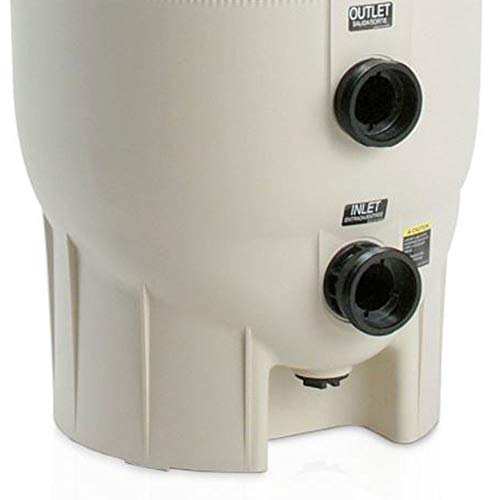 Pentair FNS Plus 36 Sq Ft In Ground Pool Vertical Grid DE Filter Tank White