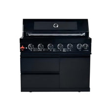 6-Burner Stainless Steel Gas Grill, Outdoor Kitchen BBQ Grill with Electronic Ignition & Marble Countertops, Propane Cooking Grill with Storage Drawers for Backyard Patio Entertaining