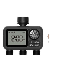 1pc HCT-M08 3-Outlet Water Timer Automatic/Manual/Rain Delay Sprinkler 3P Watering System 3 Zone Garden Tool
