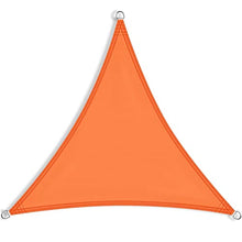 GJZDPMY 9.4x9.4m Sun Shade Sail - UV Protection Waterproof Durable Canopy with Fixing Kit for Patio Backyard Garden Terrace - Orange Outdoor Umbrella Cover