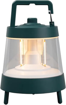 GLOWZE Portable Table LightCamping Lamp with Tripod 8000mAh Battery, 10 Dimmable Modes, IP65 Waterproof for Office Camp