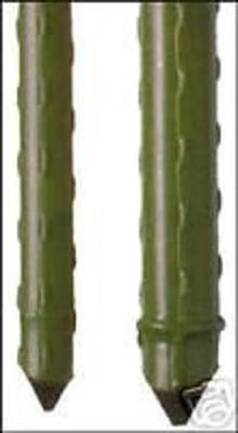 5 Foot Green Plastic Coated Steel Garden Stakes (200)