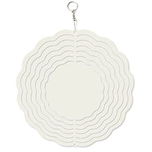 CALCA 10 Inch Sublimation Blank 3D Wind Spinner Stainless Steel Windspinner Sublimation Customized DIY, 24 Pack