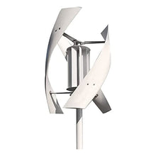 Mdxtog Wind Turbine Generator Kit, 1500W Vertical Helix Wind Power Generator with Controller, 24V/48V 3 Blade Industrial Free Energy Generator, Nature Power System for Marine RV Home