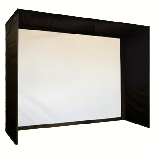 The Indoor Golf Shop DIY Golf Simulator Enclosure 9x12 - Black