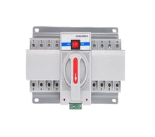 Dual Power Supply Automatic Transfer Switch CB-Rated, Mini Home Model, NZ1BR-4P-32A,Voltage 220V