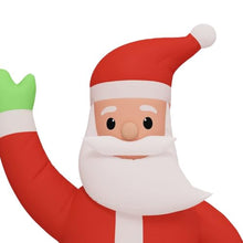 Xolmizyn Giant Christmas Inflatable Santa Claus with LED Lights, 181.1 x 86.6 x 322.8 inch Outdoor Yard Holiday Decoration, Oxford Fabric, Weather-Resistant
