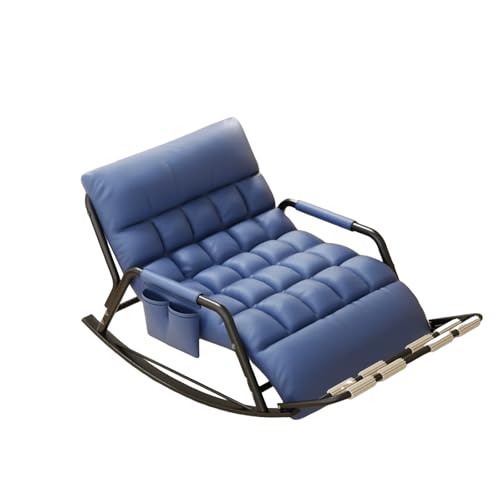 ZREVSB Oversized Rocking Chair for Living Room - Adjustable Backrest in 5 Positions Perfect Reading Balcony Porch and Patio Use