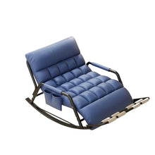 ZREVSB Oversized Rocking Chair for Living Room - Adjustable Backrest in 5 Positions Perfect Reading Balcony Porch and Patio Use