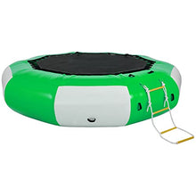 VEVOR Inflatable Water Trampoline 13ft Green & White
