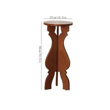 WOAITIANTIAN Vase Stand Creative Art Bonsai Display Three Legged Stand, Indoor Wooden Sofa Corner Table