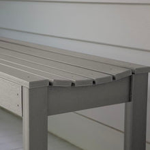 highwood Lehigh Picnic Garden Bench, 5 feet, Harbor Gray