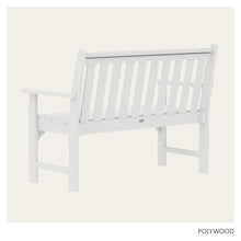 POLYWOOD GNB48WH Vineyard 48" Bench, White