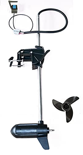 Caroute S100 12V 80LB Electric Trolling Motor for Kayak/Canoe