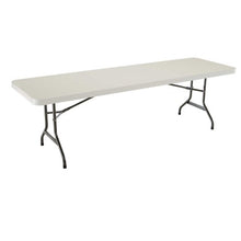 Lifetime 42984 Commercial Folding Table, 8 ft, Almond, 4-Pack