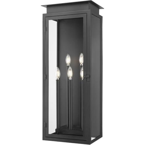 Z-Lite 5018XL-BK Nova - 5 Light Outdoor Wall Mount-32 Inch Tall and 12.5 Inch Wide