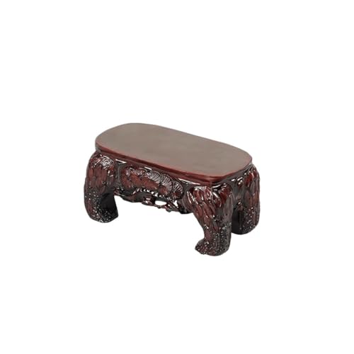 QUANGJN Pcs Plants Saucers Solid Wood Base Buddha Statue Crafts Ornament Base Vase Bonsai Base Plant Pot Saucers,