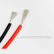 100 Meters Black + 100 Meters Red 16mm2 Solar Wire PV Solar Cable Single Core Insulated Electrical Copper Cable