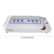 Xoiasth Desktop Needle Detector, Metal Detection Platform with Audible and Visual Alarms, 0-10 Level Sensitivity Adjustment, ABS Housing, 19.7 x 4 in Detection Area