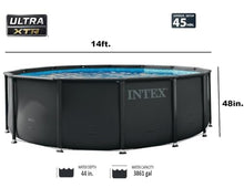 Intex 14ft X 48in Ultra XTR Above Ground Swimming Pool Set with Sand Filter Pump