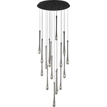ET2 Stillo 27W 18 LED Pendant Light 18" Tall 25.5" Wide Black