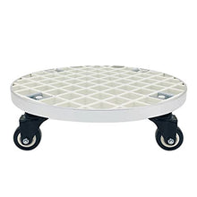 QUANGJN Plant Caddy with Wheels Heavy Duty,660Lb Capacity, Rolling Plant Stand, Planter Caddies Round Large Flower Pot Mover Plant Dolly Holder Planter Trolley Cas,