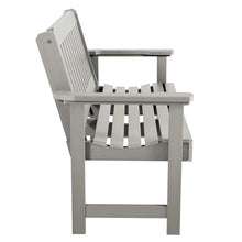 highwood Lehigh Garden Bench, 4 Feet, Harbor Gray