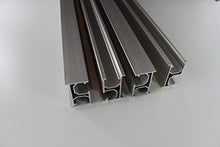 Planet 4 Solar (UISolar) Solar Mounting Rail 88 in (7.3 feet) Aluminum Silver Anodized - Pack of 4 Rails