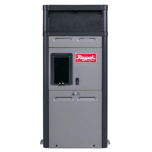 Raypak P-R156A-EP-C Propane Gas Pool and Spa Heater - Polymer Headers Digital Control/Electronic Ignition (014786)