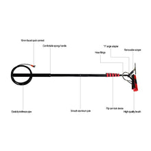 Window Cleaning Pole, 3-in-1 Water Fed Telescopic Brush W Squeegee, 180° Rotatable Brush Head Solar Panel Aluminum Alloy Telescopic Cleaning Brush,3.6 M/11.8 Ft