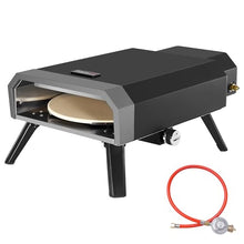 Royal Gourmet Pizza Oven Compact Gas Pizza Grill with Pizza Stone 4 kW Gas Oven with Gas Hose & Regulator Oven with Folding Legs for Outdoor Camping