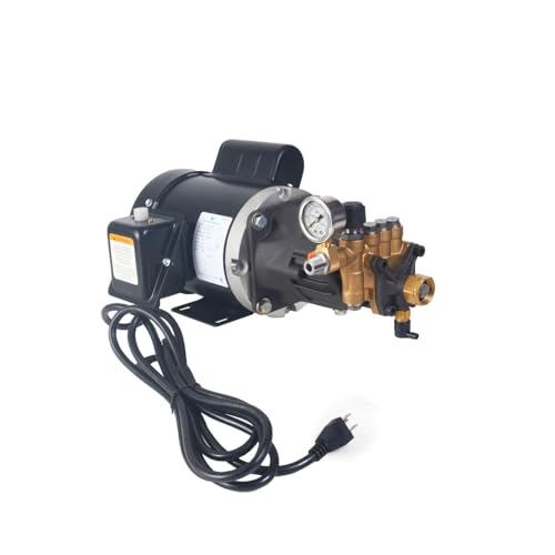 CANPUMP Misting & Fogging Kit: 1 hp Half-Speed Motor, 1200 psi at 0.25 US gpm Axial Pump