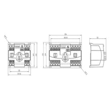 Dual Power Automatic Transfer Switch 4P 125A Power-Off Protection