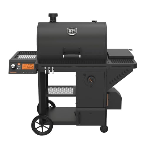 Oklahoma Joe's Tahoma 1200A DLX Auto-Feed Charcoal Smoker and Grill w/Wi-Fi with 1200 sq. in. Cooking Area in Black