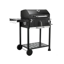 Outdoor Charcoal Barbecue Grill with Infinite Temperature Control
