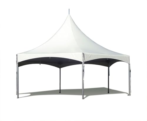 TentandTable 30' x 30' High Peak Hexagon Frame Party Tent White