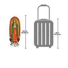 Design Toscano Virgin of Guadalupe Religious Garden Statue, 33 Inch, Large, Resin, Full Color Finish